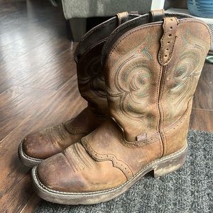 Justin Cowboy Boots, women’s size 10B